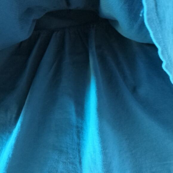 Mud Pie toddler girls Embroidered  Cord Dress Navy blue color girls size 4T EUC - Picture 6 of 10